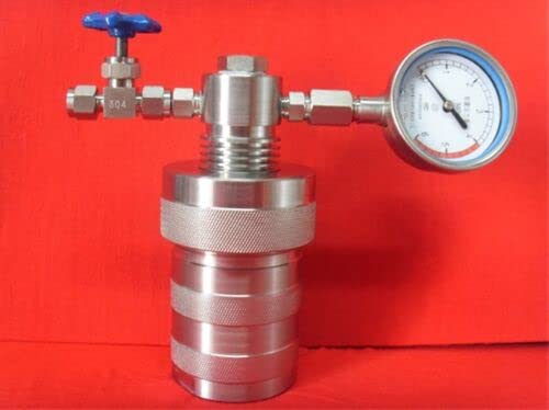 Autoclave Hydrothermal Synthesis Reactor Vessel+ PTFE Chamber 100ml 240? 6MPa