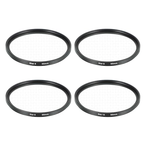 Filtro de efecto de luz de estrella de 55 mm para fotografía de bodas