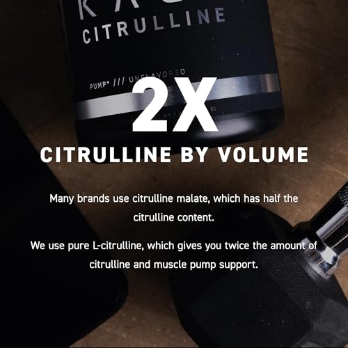 Image of Kaged L-Citrulline Powder | Unflavored | Enhanced Pumps | Improve Muscle Vascularity | Nitric Oxide Booster | Supplements for Men & Women | 100 Servings