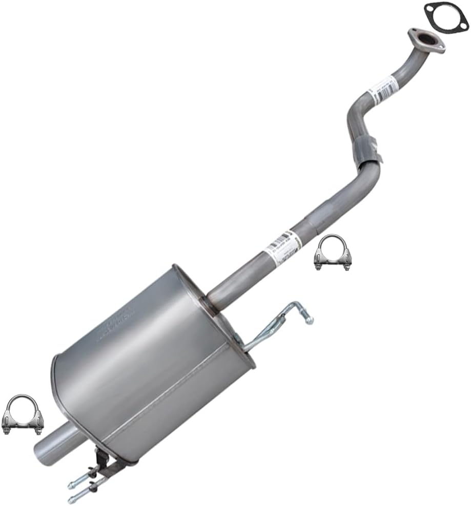 Northeastern Exhaust | Stainless Steel Center Muffler Assembly Compatible for Kia Soul 2014-2019 2.0L | Free Gasket and Clamps Included | Automotive Replacement Part