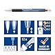 STAEDTLER Mars micro 775 SC WP3 Druckbleistift, rutschfeste Gummigriffzone, Set mit 3 Linienbreiten 0.3, 0.5, 0.7, blau, nachfüllbar, taschensicher, bruchgeschützt, hohe Qualität