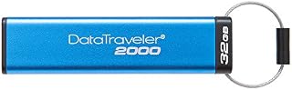 Kingston Digital 32GB DT2000 Keypad USB 3.0 , 256bit AES Hardware Encrypted (DT2000/32GB)