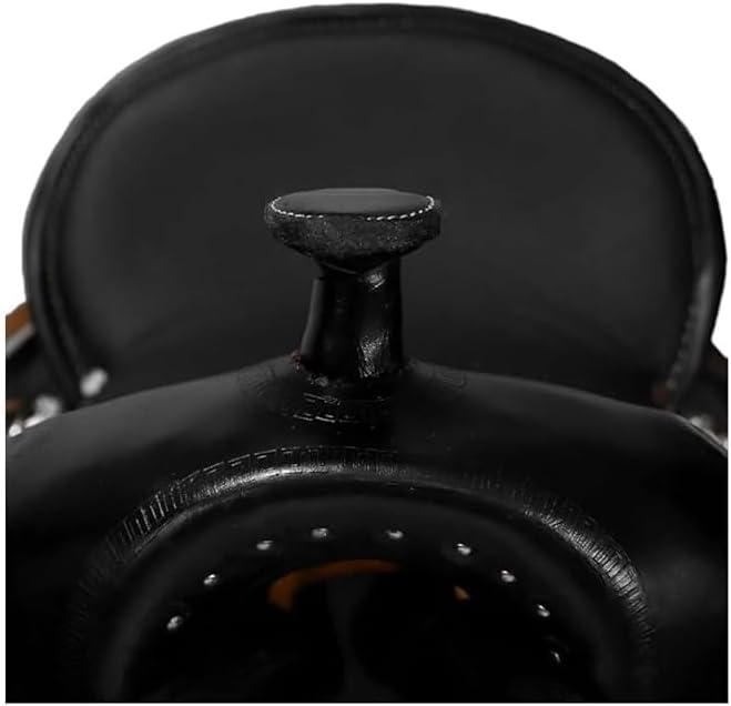 Handmade Premium Leather Comfort Western Barrel Racing Saddles for Horses Trail Equestrian Tooled Carved Horse Saddle for Equestrian Riding Size: 10-18 inch Seat QW41 (11.5" inches seat)