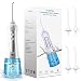 Water Flosser Professional Cordless Dental Oral Irrigator - 300ML Portable and Rechargeable IPX7 Waterproof 3 Modes Water Flosser with Cleanable Water Tank for Home and Travel, Braces & Bridges Care