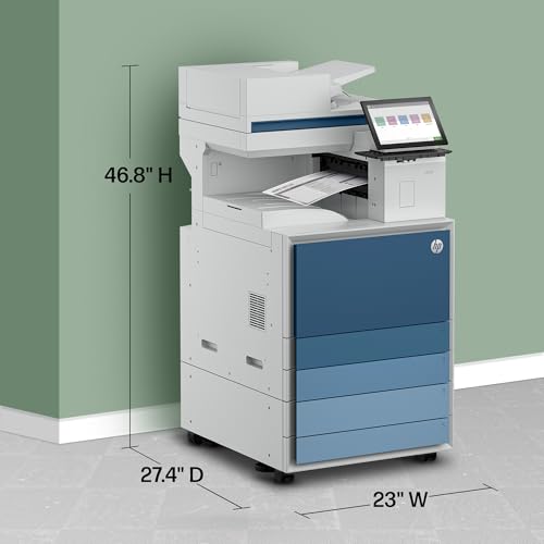 hp laserjet enterprise flow 8601z multifunction monochrome printer scanner copier duplex best for office 9s185a