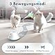 TGFIX Laser katzenspielzeug,3 in 1 laserpointer& Federn&Räder, die Laufen können für Kleine Große Katzen Spielzeug für Katzen,flaufrad Katze,cat Laser Toy,selbstbeschäftigung