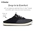 OLUKAI Nohea Moku Men's No Tie Boat Shoes, Breathable & Quick Dry Mesh, Effortless Design & Barefoot Wearability, All-Day Comfort & Support, Black/Black, 7
