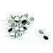 uxcell 20x Aluminum Housing Stereo 46dB Full-Directional Electret Microphone