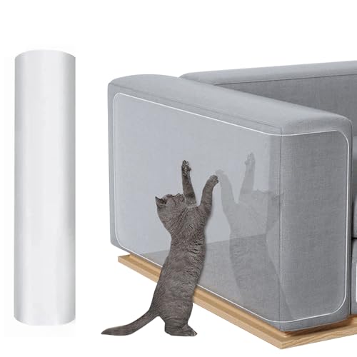 Protector de muebles contra gatos: lámina transparente autoadhesiva para salvar tus sofás 7