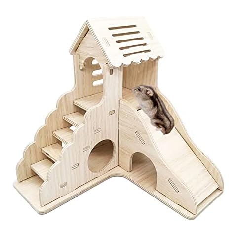 Sirvarni Wooden Hamster Hideout Cover