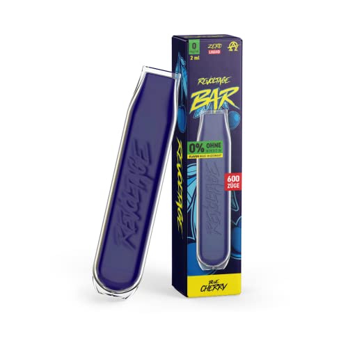 Revoltage - Einweg E-Zigarette - Nikotinfreie Vape - E-Shisha to Go 600 Züge - ohne Nikotin - Blue Cherry Cover