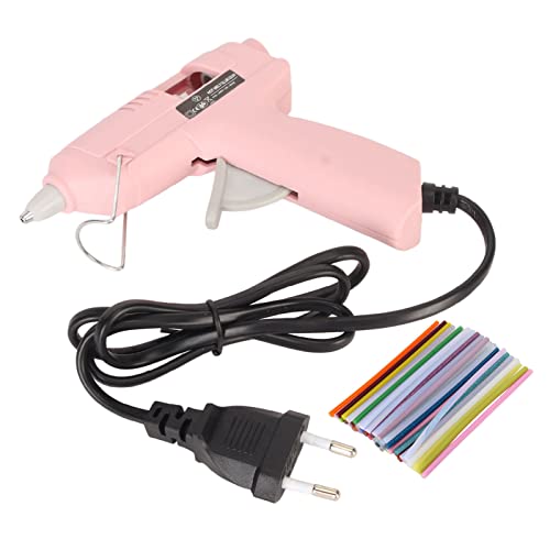 Dispositivo de Cola Quente, Mini Máquina Ergonômica de Cola Quente de 20 W para Escola (Plugue UE)