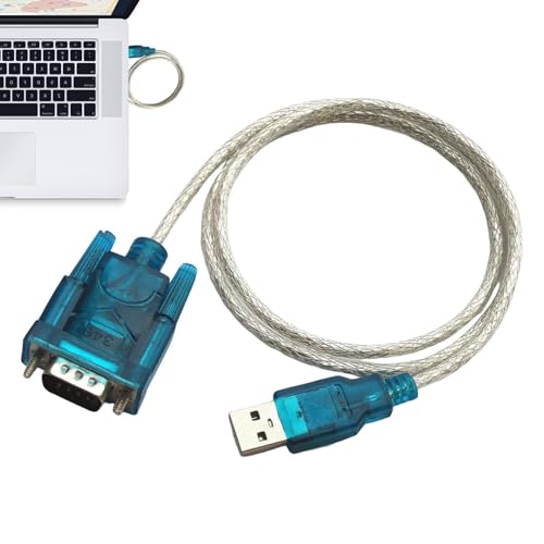 Adapter USB auf RS232 &ndash; DB9 VGA-Stecker 9-Pin DB9 VGA-Kabel | Konverter mit weiblichem Stecker, Chipsatz, kompatibel mit Druckern und Computersystemen