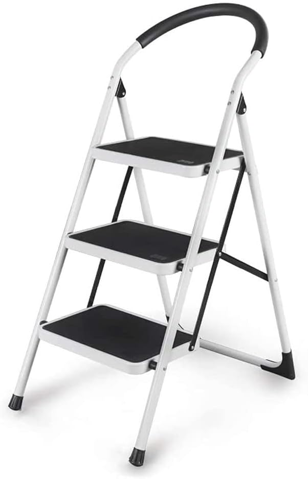 3 Steps Foldable Ladder Household Indoor Kitchen Living Room Portable Step Stool flower stand