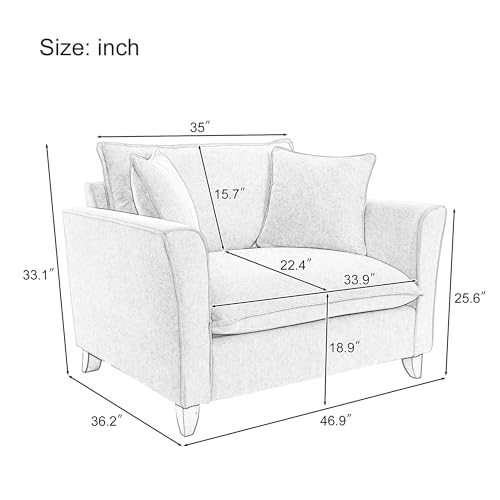 Sillón Chenille Plegable Amarillo miniatura 2