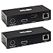 Tripp Lite DisplayPort to HDMI Over Cat6 Extender Kit w KVM Support 4K@60Hz (B127A-1A1-BDBH)