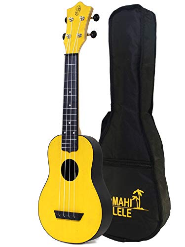 Ukulélé Jaune mahilele 3.0 Yellow - Les Beatles, Paul McCartney, John Lennon, RIngo Starr, George Harrison Ukulélé Jaune mahilele 3.0 Yellow