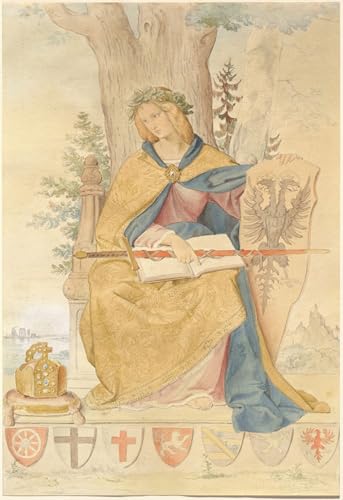 Cuadro Germania di Philipp Veit en lienzo decorativo de 60x90cm para pared de salón