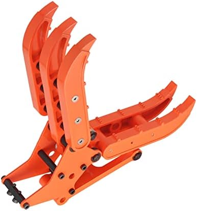 GaYouny Metal 360L Excavator Wood Clamp Assembly Gripper Bucket for 1/14 RC Hydraulic Excavator JD-106 Engineering Vehicle Parts Beatirce (Color : Wood Clamp)