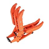 GaYouny Metal 360L Excavator Wood Clamp Assembly Gripper Bucket for 1/14 RC Hydraulic Excavator JD-1