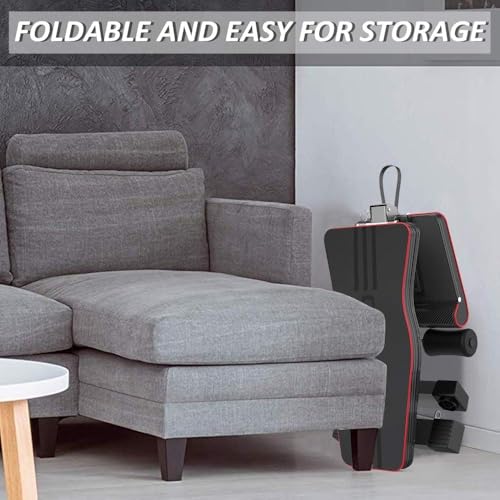 Foto de YOLEO Banco de peso ajustable, banco plegable de entrenamiento de cuerpo completo, banco plegable de entrenamiento de fuerza, capacidad de pesos de 330 libras, decline/inclinación/plano, equipo de (imagen 7)