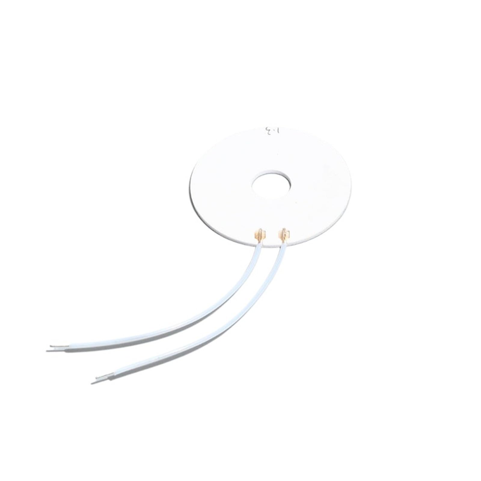 FXFBRTRWN High-temperature Ceramic Heating Element, Alumina Ceramic Heating Ring, OD 25mm ID 10mm(12V 9W 200C)