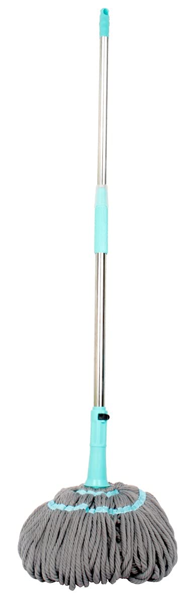 Seama Easylife Twist and Squeeze Microfibre Mop, Steel Handle | Perfect for Home and Office Floor Cleaning | Easy to Squeeze (B096B6SVS1) Amazon Price History, Amazon Price Tracker