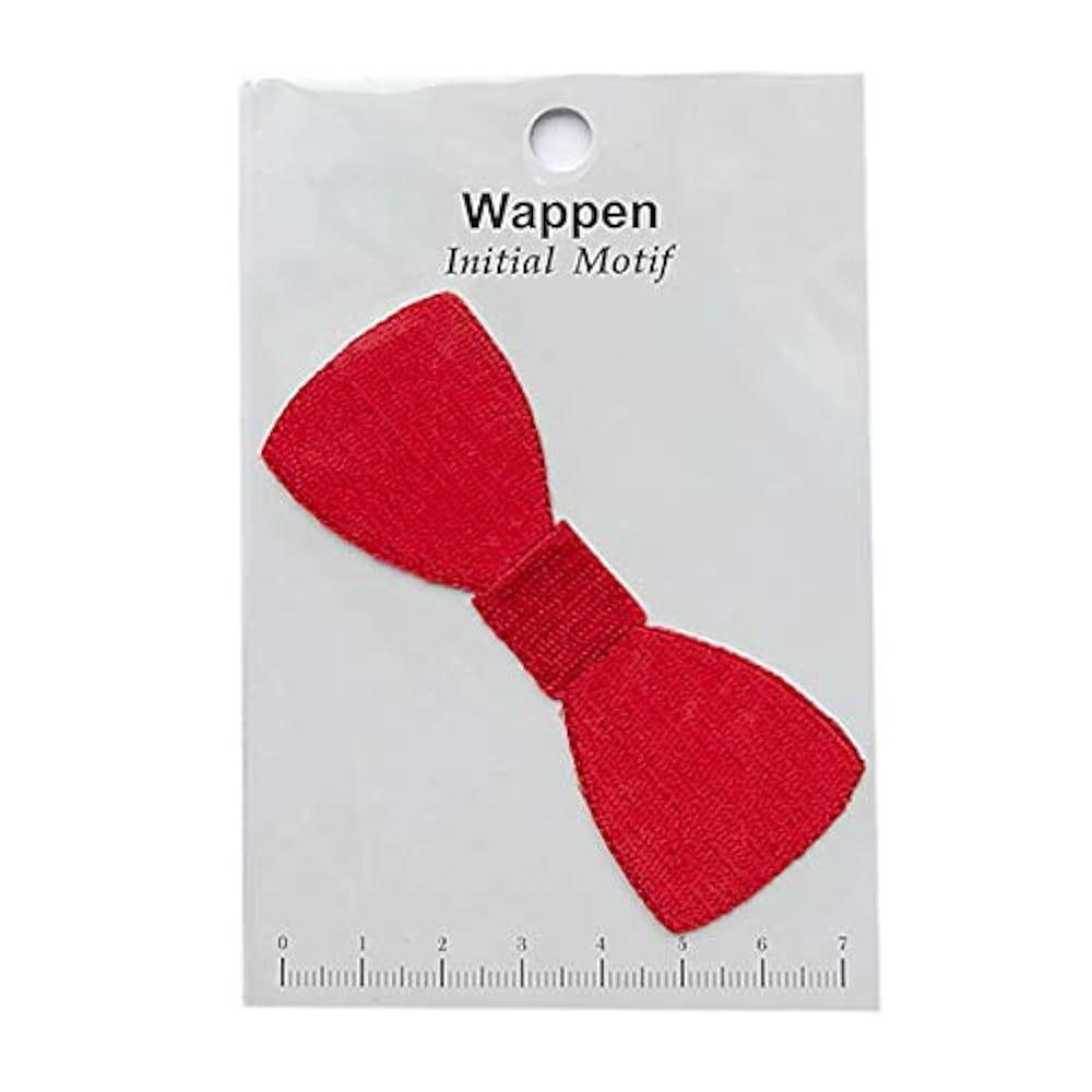 シンプルリボンアップリケ【オーダー詳細】 Amazon | アイロン刺繍 3色 リボン 9枚セット アップリケ リボン