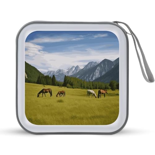 Carpeta de almacenamiento para 40 CD y DVD con funda rígida protectora 2
