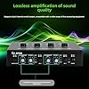 Luocute 2 Channel Phantoms Power Supply, 48V Mic Boosters with 50dB Gain and RGB Knobs, Microphone Phantoms Power Supplies for Condenser Microphones and Music Recording Equipment #4