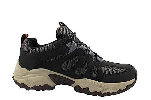 Skechers USA Men's mens Terraform - Selvin Goodyear Rubber Low Profile Lace Up Oxford, Black, 7 US