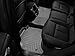 WeatherTech Custom Fit FloorLiners for VW Touareg, Cayenne®, Touareg - 2nd Row (443332), Black