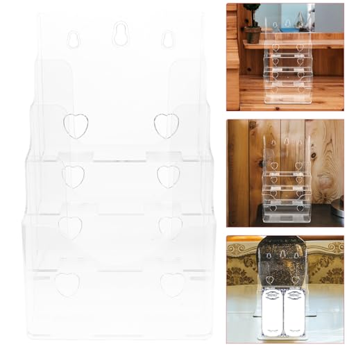 Porte-documents de bureau en acrylique pour rangement ordonné - 8