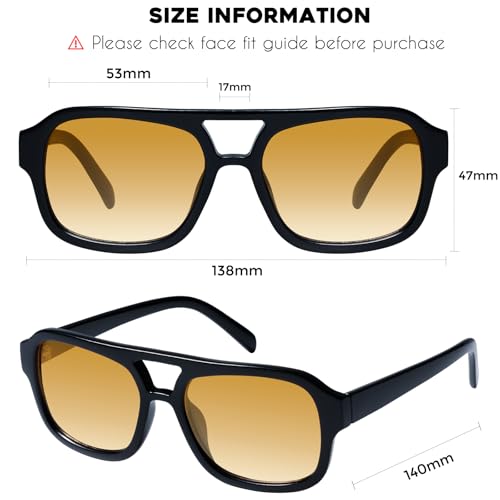 Image of mosanana Small Square Aviator Sunglasses for Women MS52362 | Retro Narrow Frame, UV400 Protection, Designed for Daily Outfits, Travel and Fashion Looks
