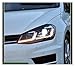 KOZPUS Car Head Lamp Compatible With VW Golf 7 MK7.5 Gti LED 2014-2020 Headlight DRL Signal Projector Lens Auto Accembly(Golf 7.5 one pair)
