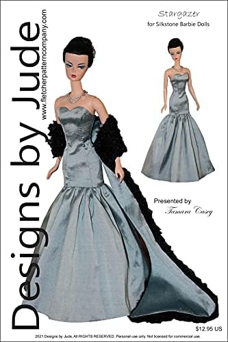Designs by Jude Stargazer Sewing Pattern for Silkstone Barbie Dolls