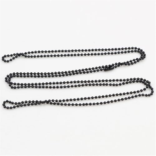 Chaîne à billes pour collier créatif et chaînes d'étiquettes de bagages personnalisés