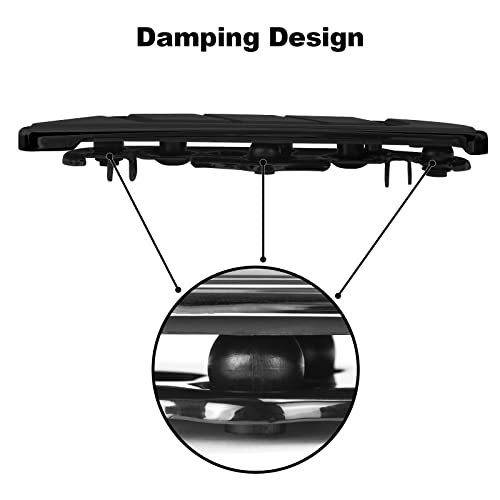 Vastmt Motorcycle Front Footboard Rider Driver Footboard Floorboard Kit For Harley Touring Road King Electra/Street/Road Glide1986-2022 And Trike Models 2008-2022, Softail Fl 1986-2017, Fld 2012-2016 #TOP2