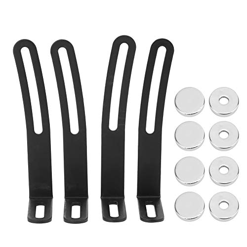 RC Car Body Mount L Bracket, Professional Metal Black Replacement Parts RC L Bracket with Screw for Game