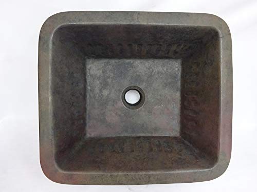 Art In Sink 26Bs16/40510 Artisan Sinks 16-1/2" Rectangular Bar, Small, Satin Oil Rubbed Bronze #TOP6