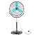 pasapair 24” Industrial Outdoor Misting Pedestal Fan – IPX5 Waterproof Cooling Fan for Patios – Portable Fan with 4 Wheels – 8.2 FT Cord, GFCI Plug & 360° Pitch Rotation– ETL Approved