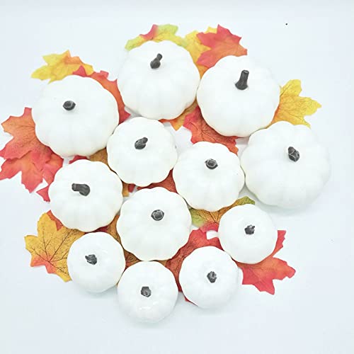 SDLCC 万圣节/仿真南瓜模型DIY装饰用品，道具，节日礼物/套装 新款套装12PCS+枫叶50PCS