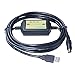 Avanexpress PLC Micrologix Cable USB Interface Compatible PLC Micrologix 1000, 1200, 1400 Series with USB-1761-CBL-PM02 8 Pin Round Aapater