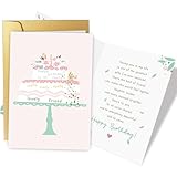 Supoeguk Lovely Birthday Card for Friend, Sweet Best Friend Birthday Cards Gifts for Women, Happy Bday to My Lovely Friends
