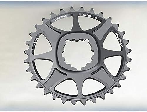 Plateau VTT 1x12 Stronglight noir robuste en taille unique pour cycliste