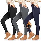 【FÜR JEDEN ANLASS GEEIGNET】Diese gefütterten Leggings für den Winter sind bequem, stilvoll und vielseitig. Perfekt für Yoga, Training, Sport,, Fitness, Gym, Pilates, Entspannen zu Hause, Einkaufen, Reisen oder den täglichen Gebrauch – unsere warmen Yogaleggings sorgen für ein angenehmes Gefühl. Ideal für jede Art von Training oder den lässigen Alltagsgebrauch. Das beste Geschenk für Frauen!
