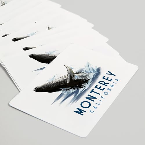 Lantern Press Baraja Poker 52 Cartas Ballena Jorobada miniatura 5