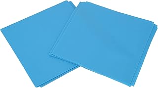 Rubber Dams, 36pcs Universal Rubber Oral Dam, Rubber Dam Sheets Frame, Rubber Barrier Bracket Dental Support, Oral Care Products Hygienic Dental Dam Light Blue