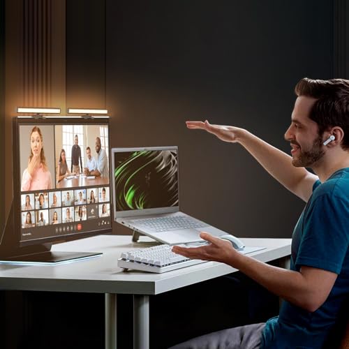 Iluminación de videoconferencia USB con brillo ajustable y temperatura de color variable 2