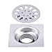 Yingyudong Desagüe de suelo con funda extraíble, 100 x 100 mm, escurridor...